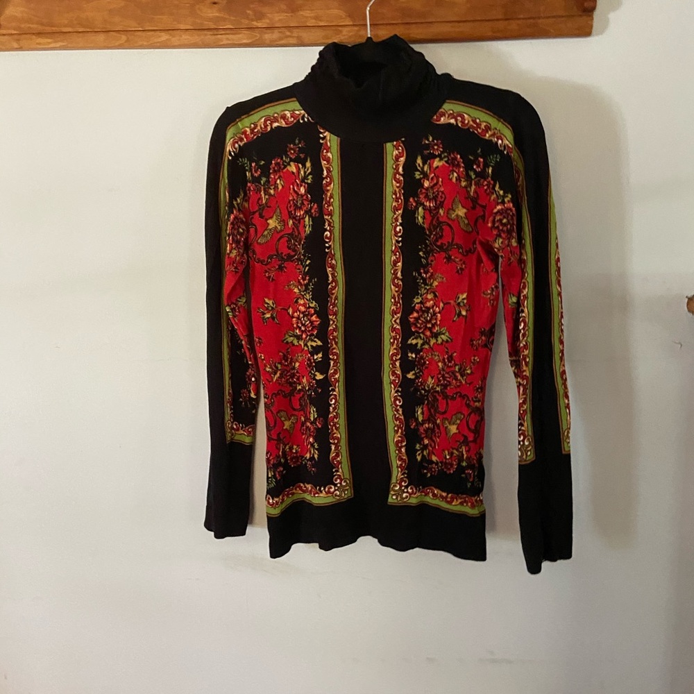 Context mock neck sweater XS